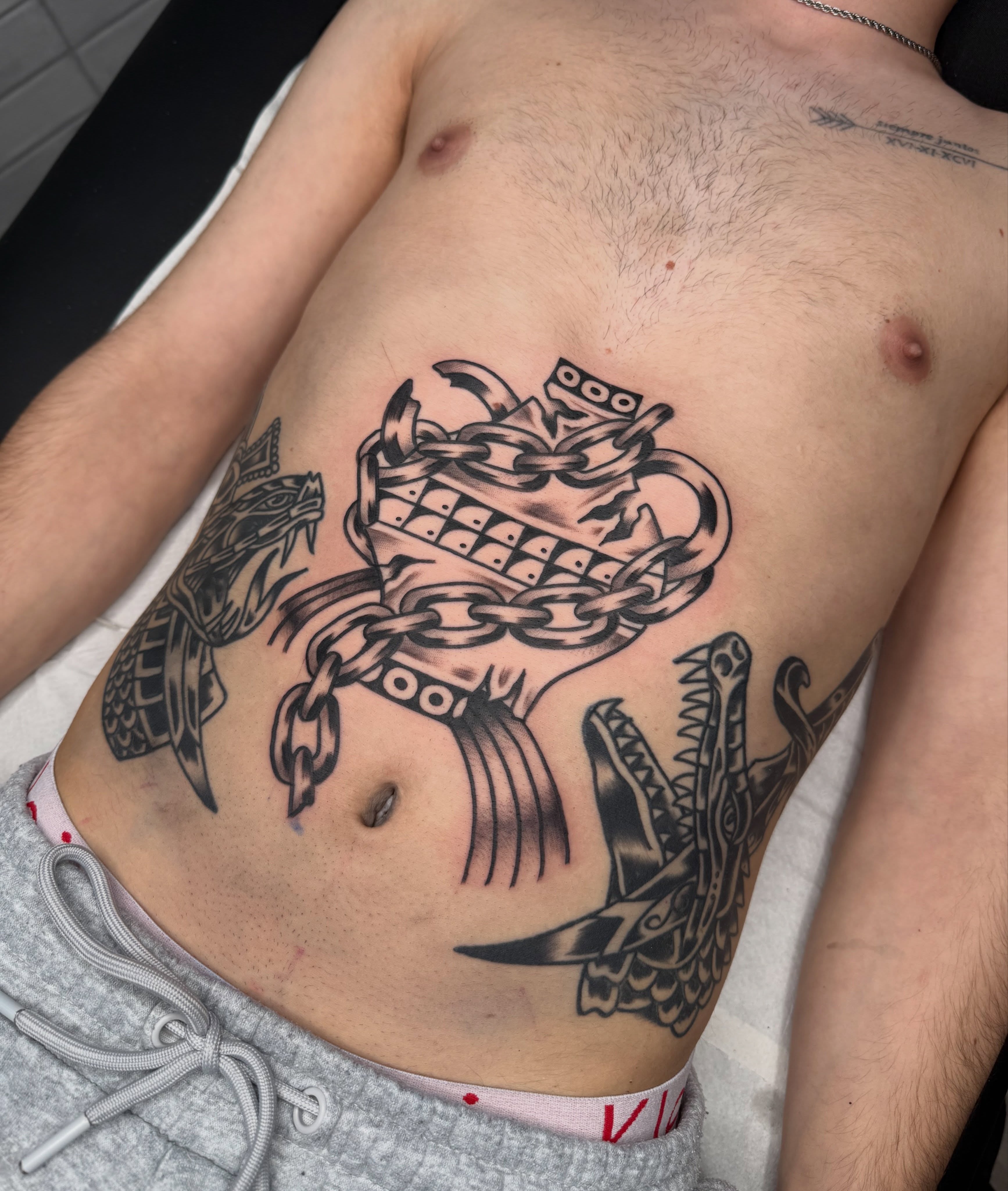 Vase and healed pieces