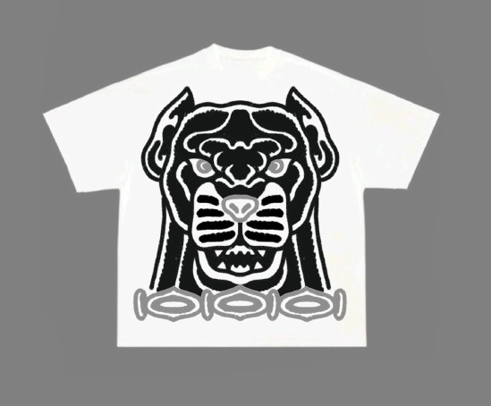 White Demony Tee back